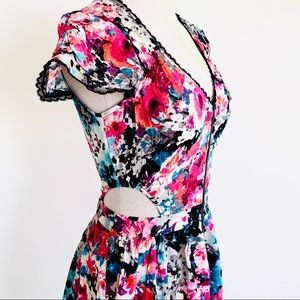 Material Girl Floral Dress